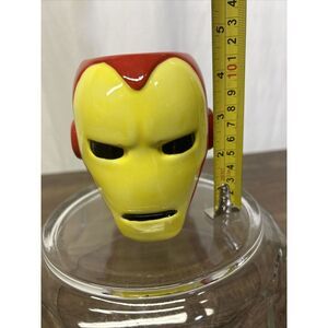 Disney Store‎ 3D Marvel Iron Man Molded Ceramic 12 oz Coffee Mug NEW